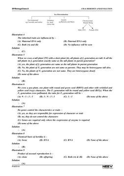 SP/Biology/Class-X
CH-4: HEREDITYAND EVOLUTION
PAGE# 6
A Pre-Foundation Program
Environmental
eg.Crocodile and turtles
Male (