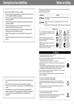 Notes on Safety
3
2
Exemptions from liabilities
Please understand that OMRON is not liable for the following:
1. Occurrence o