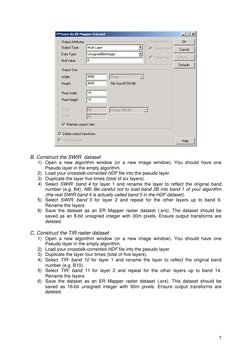 B. Construct the SWIR dataset
1) Open a new algorithm window (or a new image wind
