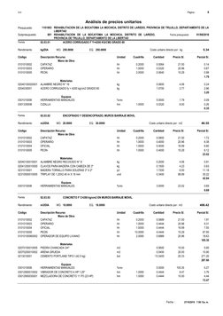 Página :
S10
6
1101003
Presupuesto
REHABILITACION DE LA BOCATOMA LA MOCHICA, DISTRITO DE LAREDO, PROVINCIA DE TRUJ