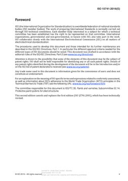 ISO 15741:2016(E)
Foreword
ISO (the International Organization for Standardization) is a worldwide federation of national s