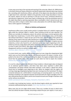 BUFORA Vehicle Interference Report
BUFORA Publication © 2019
8
In two cases occurring in the morning and evening of th