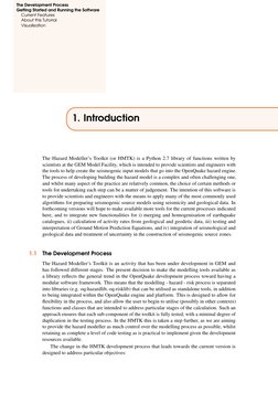 The Development Process
Getting Started and Running the Software
Current Features
About this Tutorial
Visualisation
1. Introd
