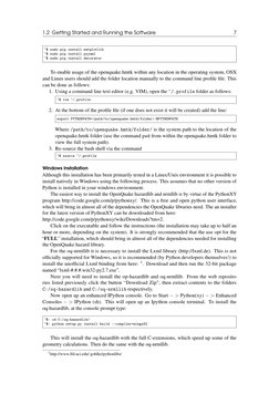 1.2 Getting Started and Running the Software
7
~$ sudo pip install matplotlib
~$ sudo pip install pyyaml
~$ sudo pip install