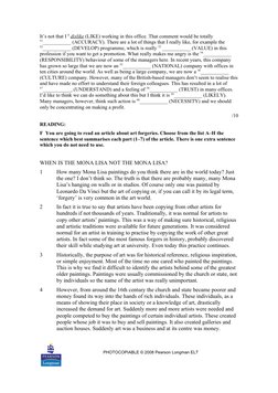 It’s not that I 0 dislike (LIKE) working in this office. That comment would be totally
51___________ (ACCURACY). There are a