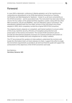 Foreword
In June 2010 a diplomatic conference in Manila adopted a set of far-reaching and
comprehensive amendments to the 197