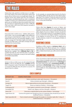 MUTANTS & MASTERMINDS
QUICK-START
2
THE RULES
THE RULES
Games have rules, and Mutants & Masterminds is no differ
ent in th