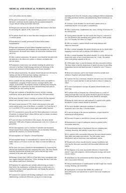 MEDICAL AND SURGICAL NURSING BULLETS
level, and cardiac enzyme studies.
ϖ The goal of treatment for a patient with angina pec
