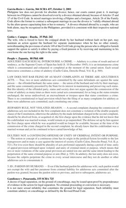 Garcia-Recio v. Garcia, 366 SCRA 437, October 2, 2001
Philippine law does not provide for absolute divorce; hence, our court
