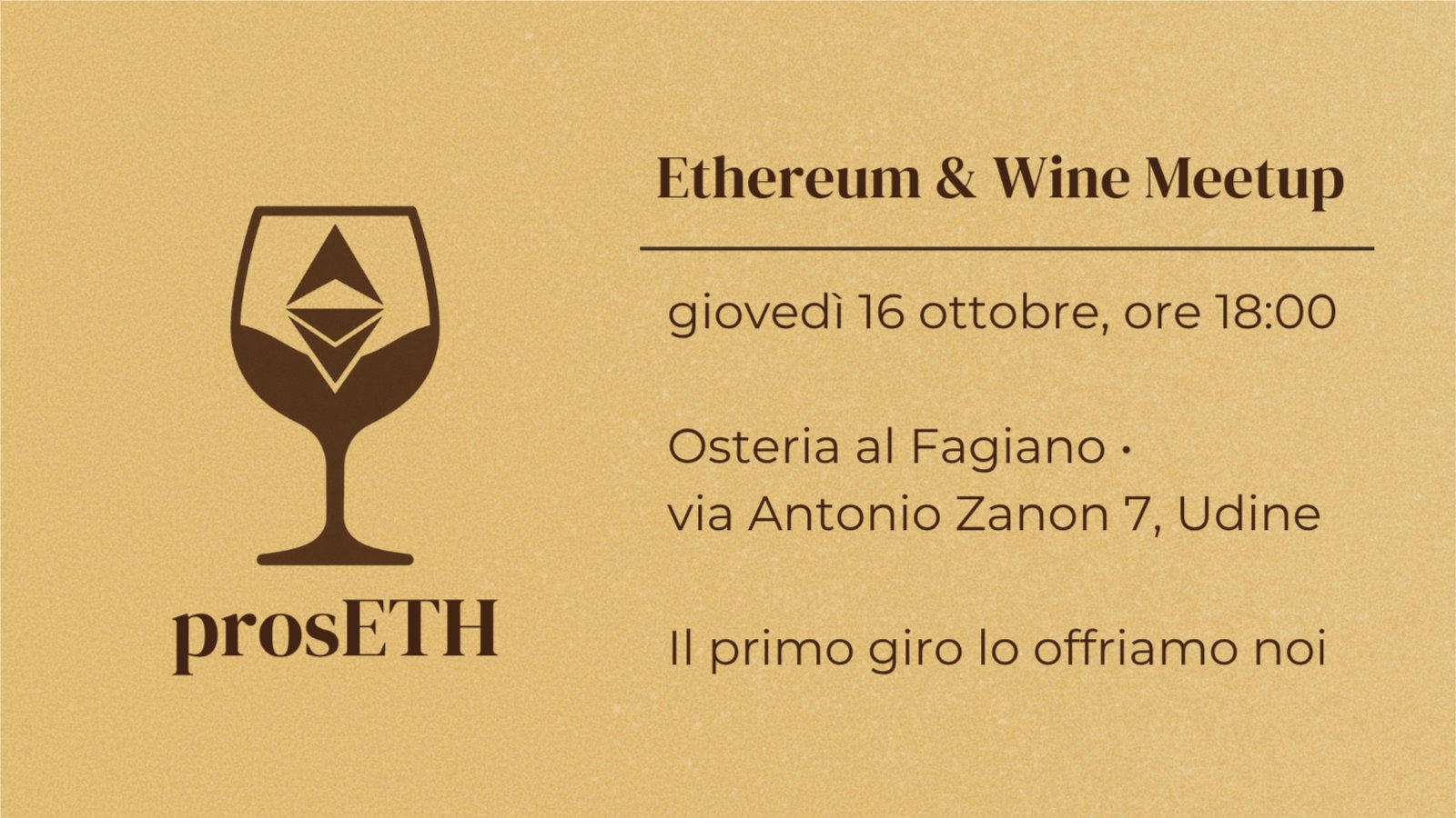 prosETH #1 - Ethereum and Wine Meetup