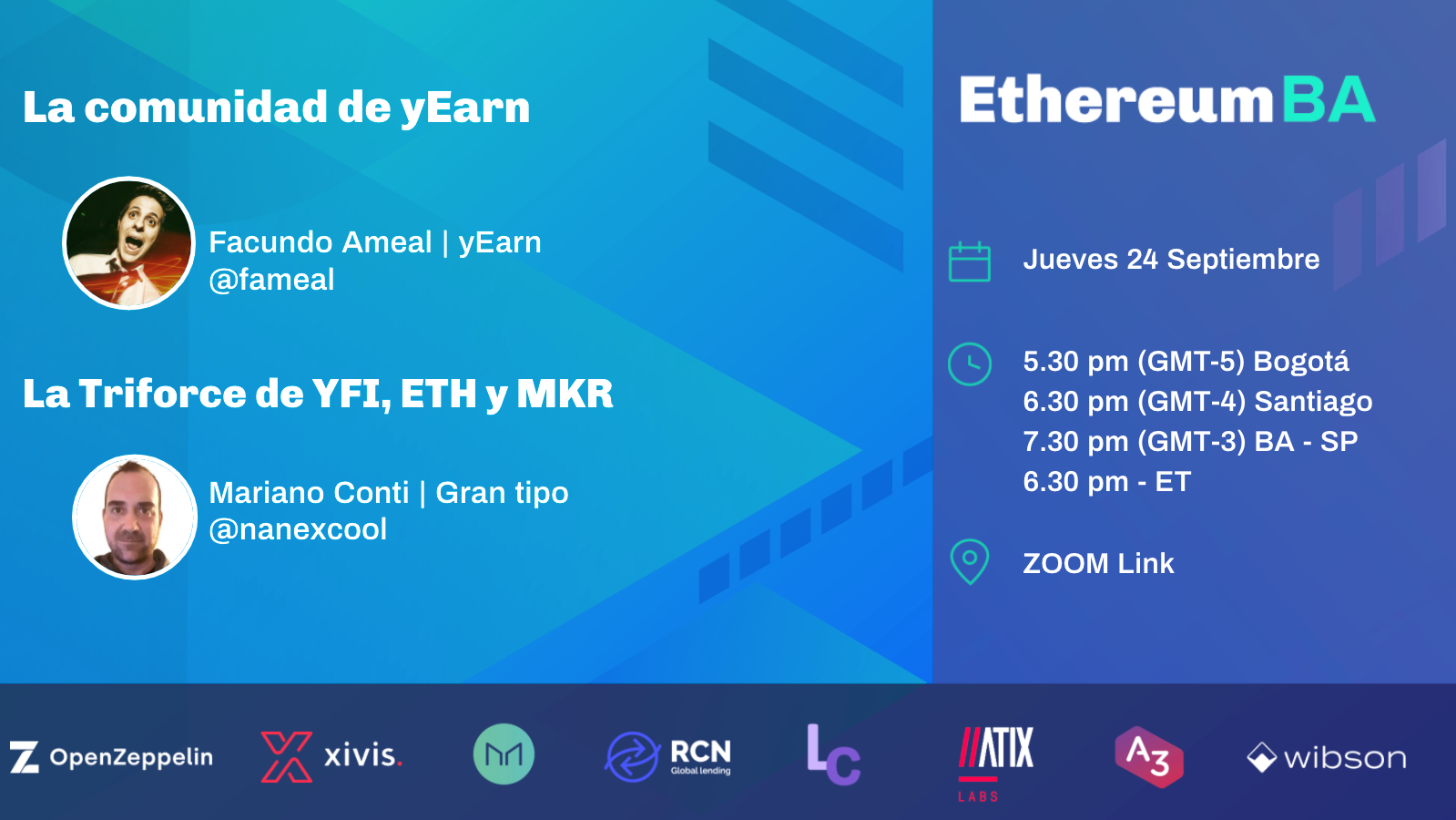 EthereumBA: La comunidad de yEarn + La Triforce de YFI, ETH y MKR