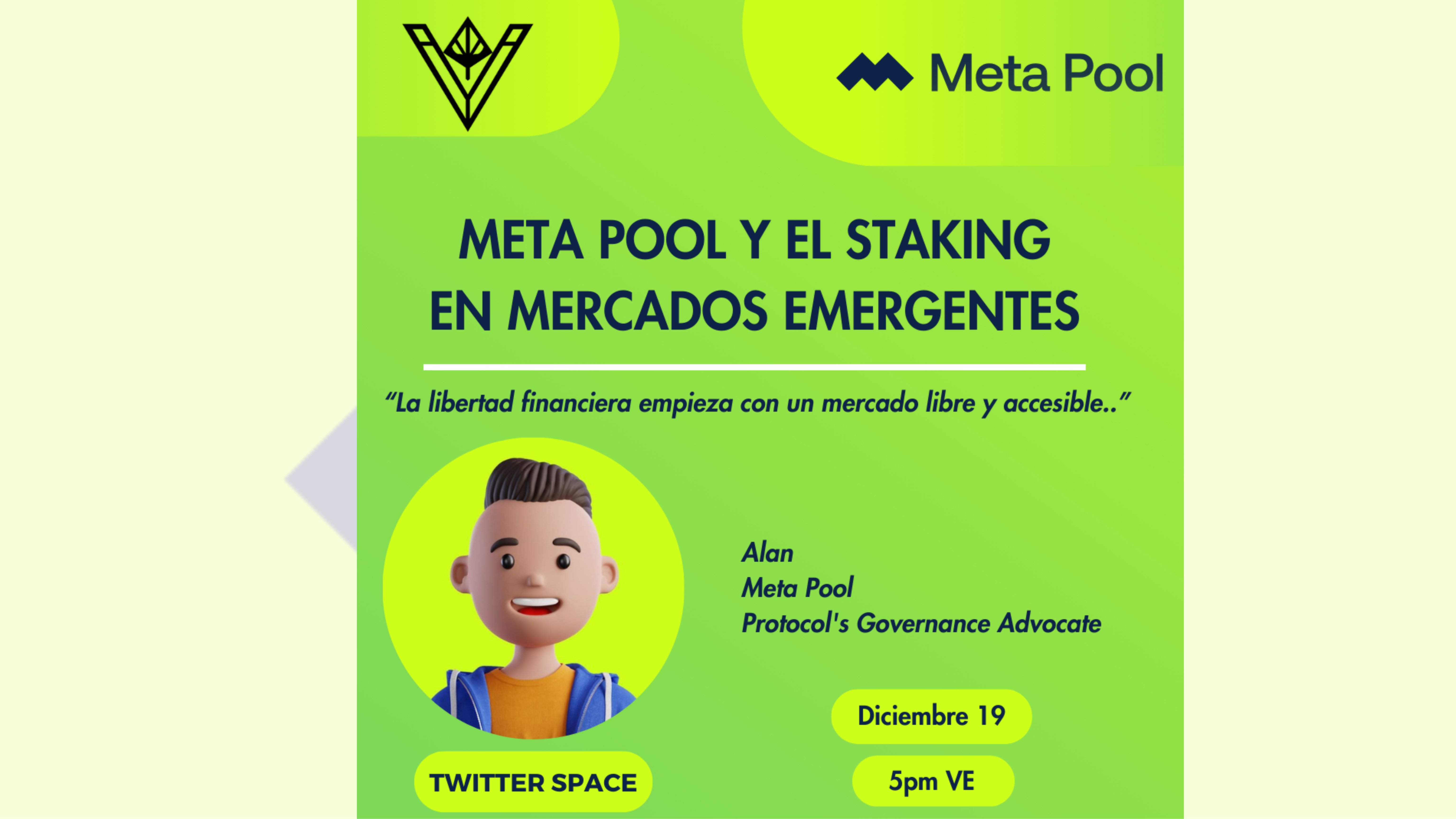 [Twitter Space] Meta Pool y los Mercados Emergentes 