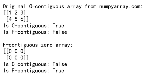 NumPy zeros_like函数：创建与给定数组形状相同的全零数组