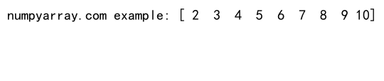 NumPy arange函数：创建等差数列的强大工具