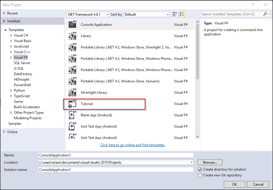 Interactive support for F# interactive