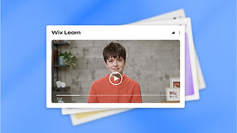 Кадр з курсу на Wix Learn.