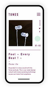 Інтернет-магазин високоякісних навушників, вигляд з мобільного.