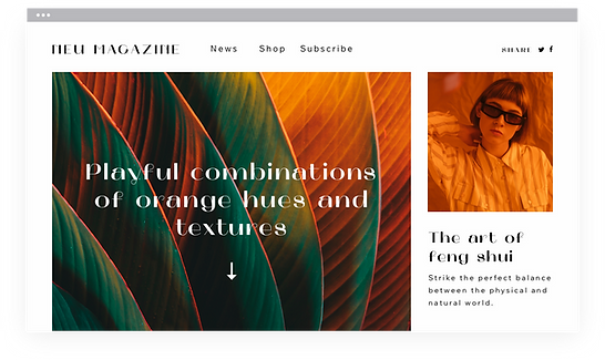 Опублікований сайт журналу, побудований за технологією Corvid з метою створення більш комплексного сайту.