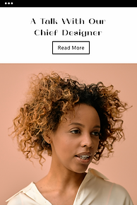 Шаблон електронної розсилки з портретом афро-американки.