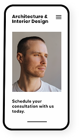 Вигляд сайту з мобільного пристрою.