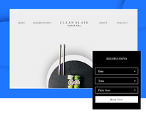 Sushi Restaurant Website Called Clean Slate