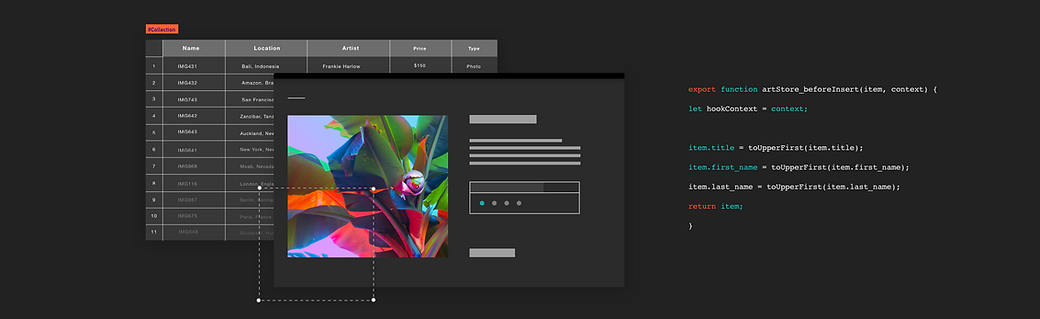 Створення нового додатку на Velo від Wix, бази даних та код, які будуть використовуватись для нового додатку.