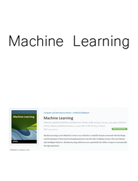Machine Learning