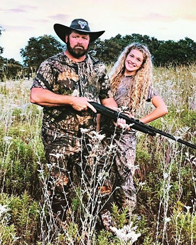 Father Daughter Dove Hunt