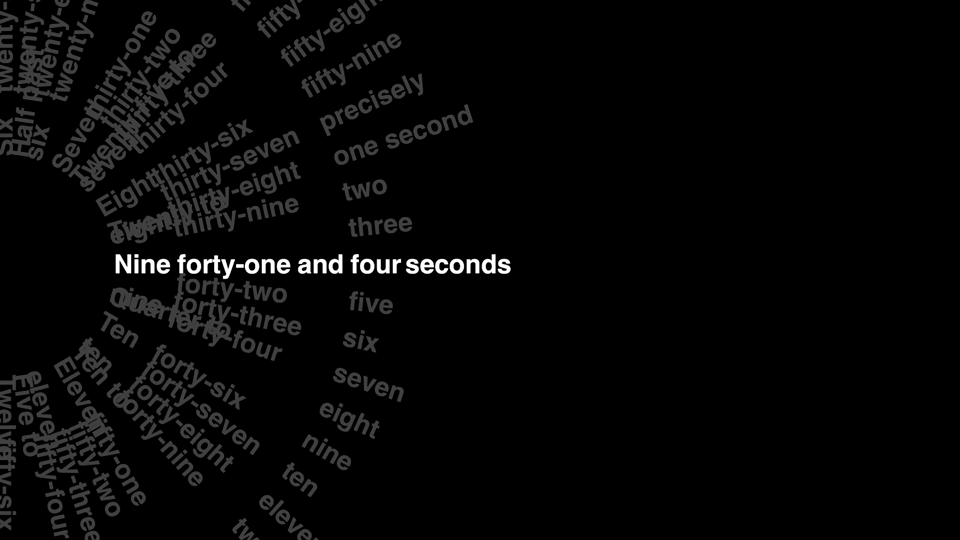 WordClock Gif