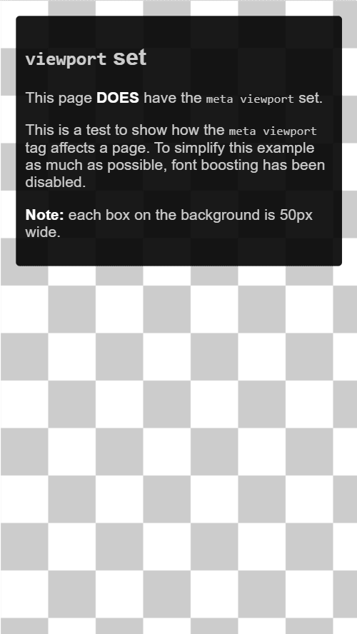 Screenshot of
the same page with the text at a size that can be read.