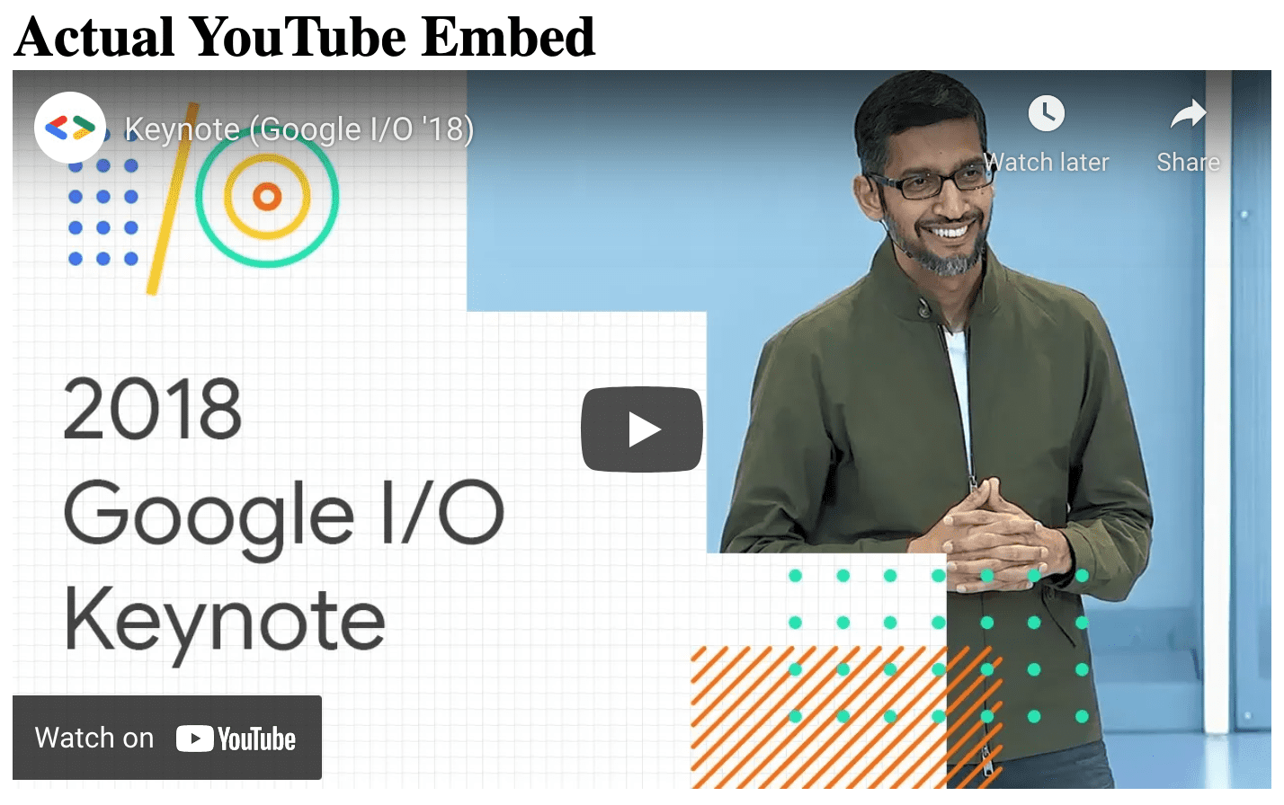 Sematan YouTube yang sebenarnya