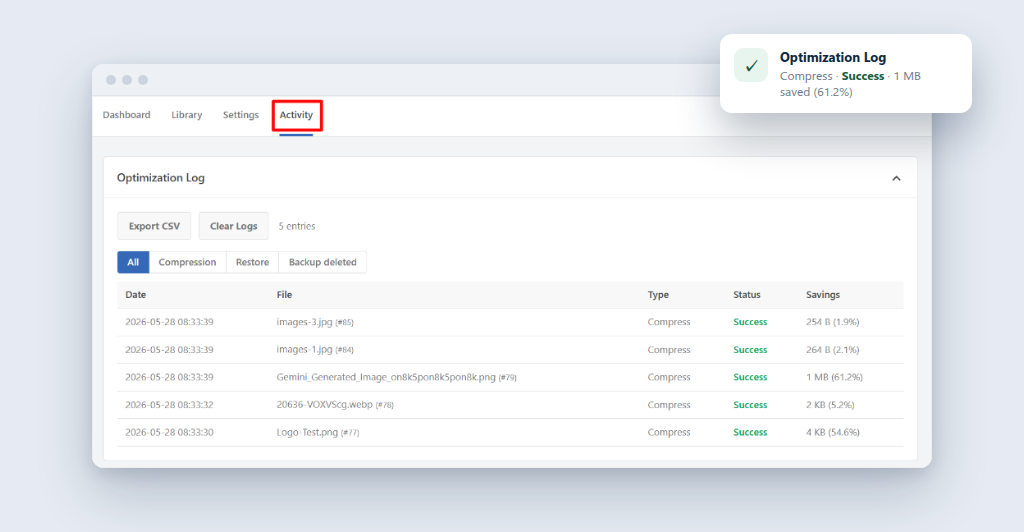 image optimizer wpcode own server