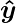 $\boldsymbol{\hat{y}}$ 