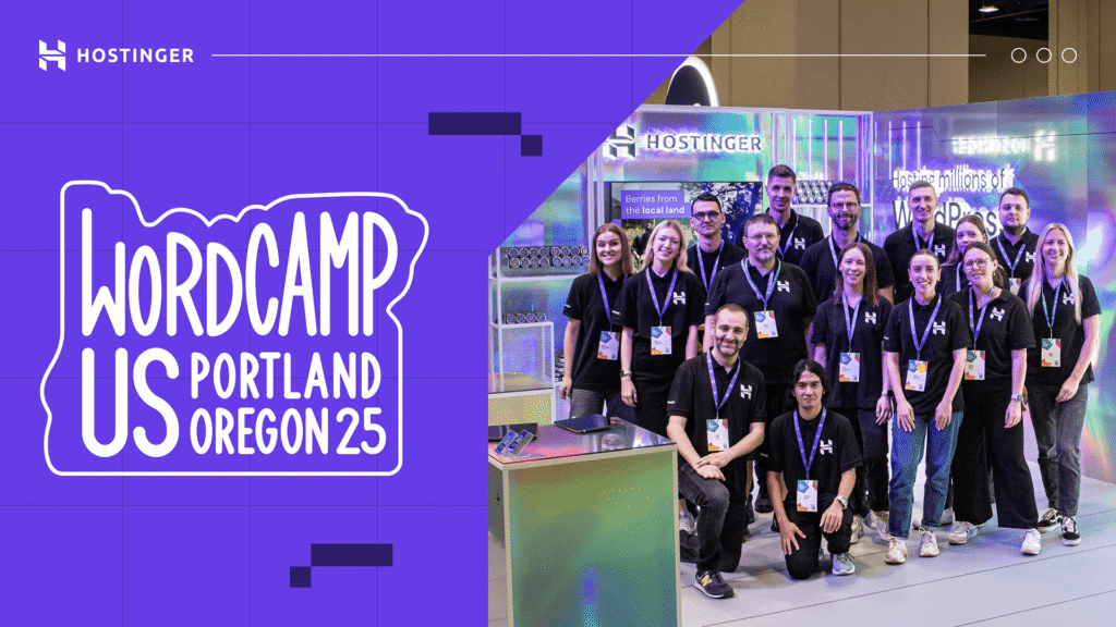 Meet Hostinger at WordCamp US 2025