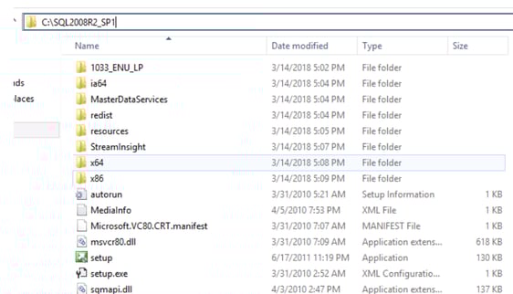 Filestream root folder