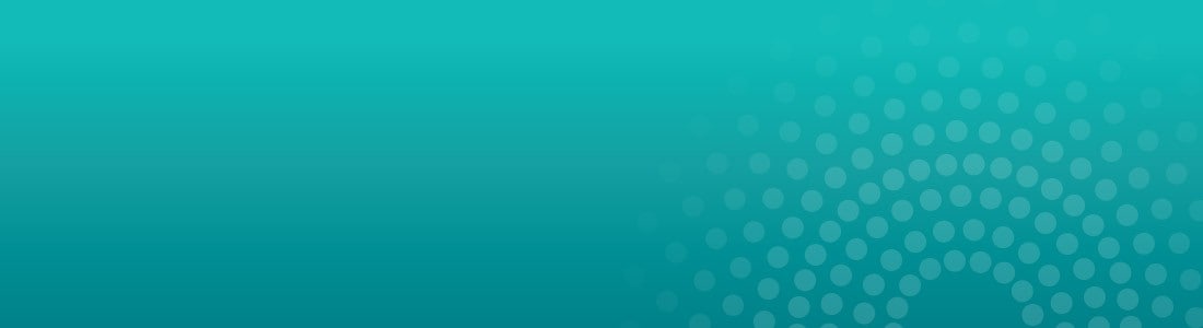 Teal background with radiance graphic