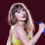 Taylor Swift performs onstage during night four of "Taylor Swift | The Eras Tour" at La Defense on May 12, 2024 in Paris, France.