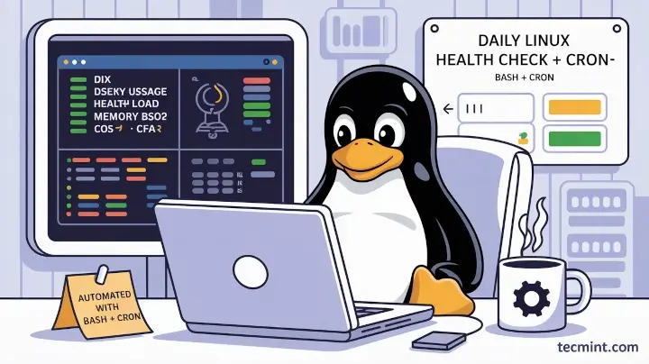 Bash Script to Monitor Linux Health Daily
