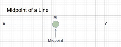 Midpoint of a Line midpoint