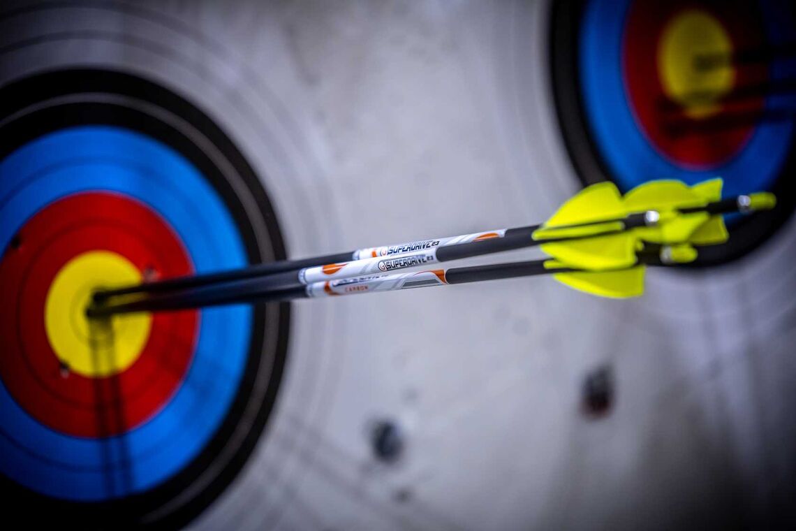Arrows on target at 2025 Vegas Shoot.